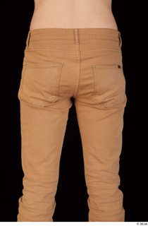 Falcon White brown trousers casual dressed hips thigh 0005.jpg